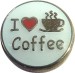 I Love Coffee LOCKET CHARM
