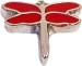 Red Dragonfly LOCKET CHARM