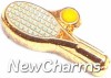 H1420 Tennis Ball And Racquet Floating Locket Charm