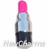 H6539 Pink Lipstick Floating Locket Charm