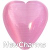 H6606 Pink Heart Floating Locket Charm