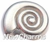 H7946 Silver Shell Floating Locket Charms