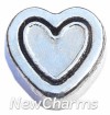 H8060 Silver Cutout Heart Floating Locket Charm