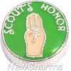 H9129 Scouts Honor Floating Locket Charm