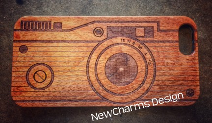 Custom Engraved Wood Phone Cases for iPhone