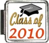 Class of 2010 with Cap Custom Photo Italian  Charm