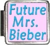 Future Mrs. Bieber Custom Photo Italian  Charm