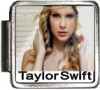 Taylor Swift on White Photo Charm