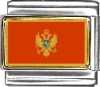 Montenegro Flag Italian Charm