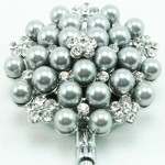 CZ PEARL STYLE PURSE HANGER