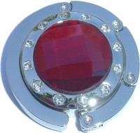 RED PLUS CLEAR STONES PURSE HANGER