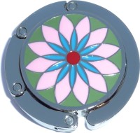 FLOWER PATTERN ON GREEN PURSE HANGER