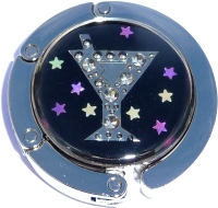 DRINK ON BLACK PURSE HANGER