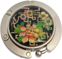 Flowers Geometric Print Purse Hanger