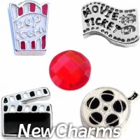 CSL131 Ready Set Action Movie Charm Set for Floating Lockets