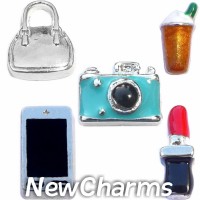 CSL175 Accessories and Gadgets Charm Set for Floating Lockets