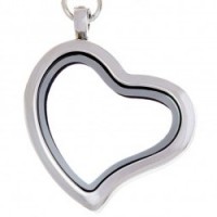 AS92 Curvy Heart Locket with Necklace
