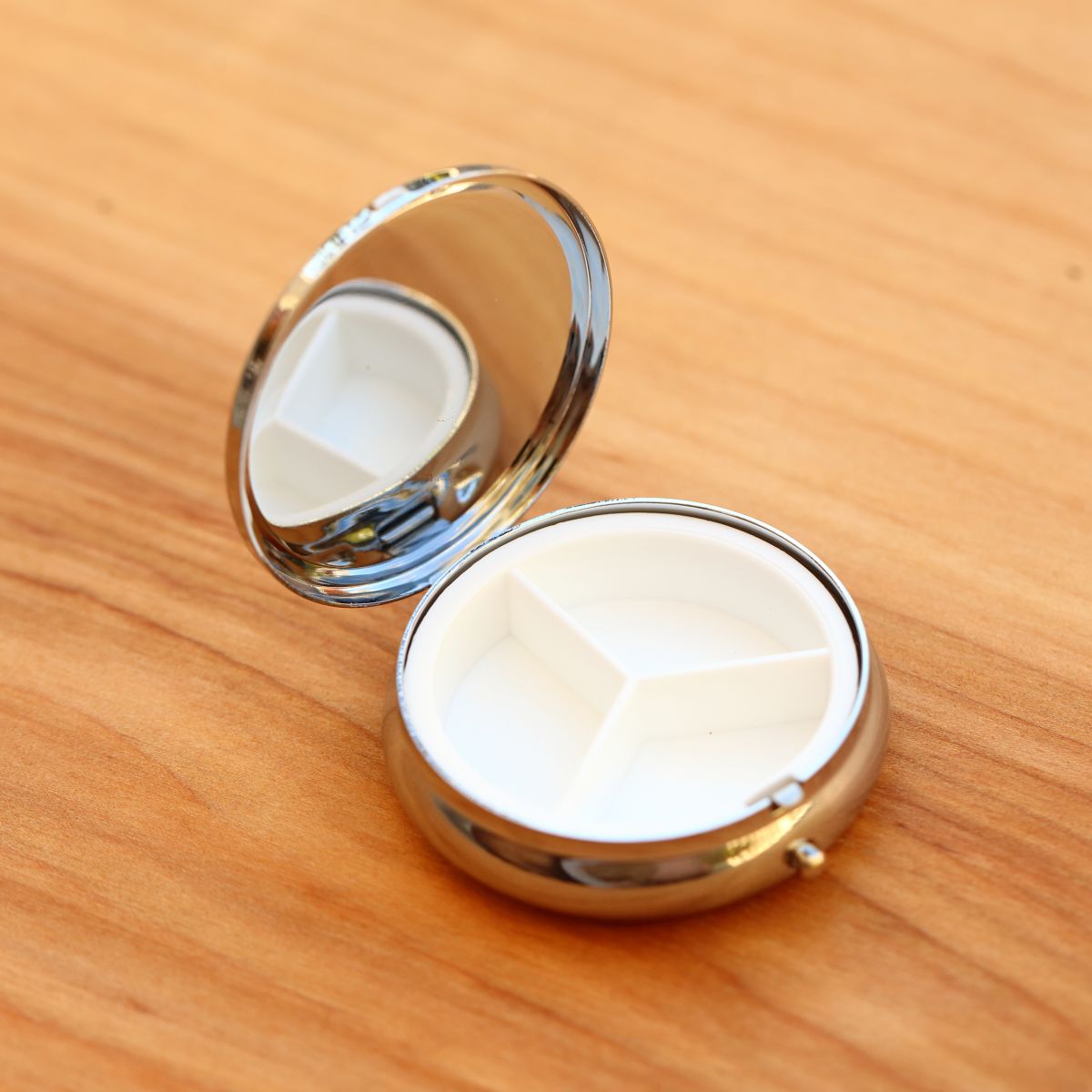 Black And White Mandala Medicine Vitamin Pill Box