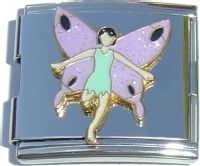 CT5035 Mega Green Fairy Italian Charm