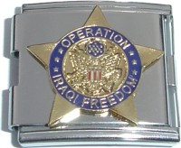 CT5123 Operation Iraqi Freedom Italian Charm