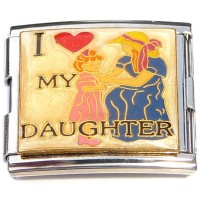 CT5204 Mega I Love My Daughter Italian Charm