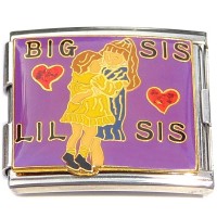 CT5206 Mega Big Sis Lil Sis Italian Charm