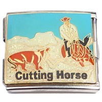 CT5210 Cutting Horse Mega Italian Charm