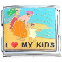 CT5212 Mega I Love My Kids Italian Charm