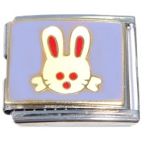 CT5220 MEGA Rabbit Face Purple Italian Charm