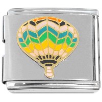 CT5233 MEGA Hot Air Balloon Colorful Pattern Italian Charm