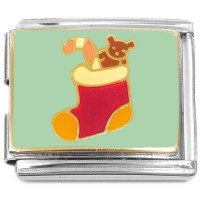 CT5239 MEGA Christmas Holiday Stocking Italian Charm