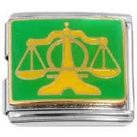 CT5243 MEGA Libra Zodiac Sign Italian Charm