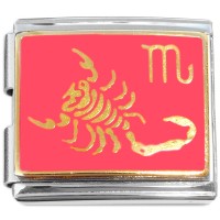 CT5246 MEGA Scorpio Zodiac Sign Italian Charm