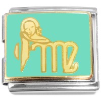CT5247 MEGA Virgo Zodiac Sign Italian Charm
