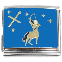 CT5253 MEGA Sagittarius Zodiac Sign Italian Charm