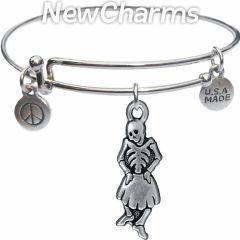 Bangle Bracelet with JT217 Silver Dancing Senorita