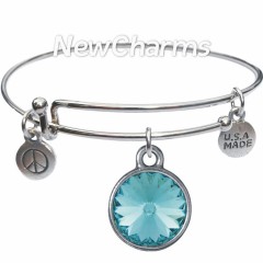 Birthstone USA Bangle Bracelets