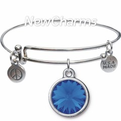 Birthstone Bangle Bracelets