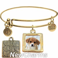 Puppy Bangle Bracelet Photo