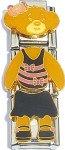 CC7291 Cute Skirt and Shirt Build a Bear Charm Italian Charm