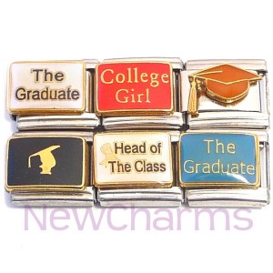 MIX116=6 Graduation Charms