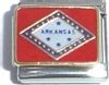 CL2083 Flag of Arkansas Italian Charm