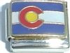 CL2084 Flag of Colorado Italian Charm