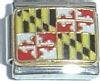 CL2094 Flag of Maryland Italian Charm