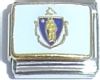 CL2097 Massachusetts State Flag Italian Charm 