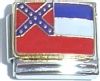 CL2098 Flag of Mississippi Italian Charm