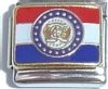 CL2099 Flag of Missouri Italian Charm