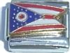 CL2108 Flag of Ohio Italian Charm