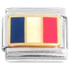 CT1031 France Country Flag Italian Charm