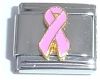 CT1041pink Ribbon in Pink Italian Charm